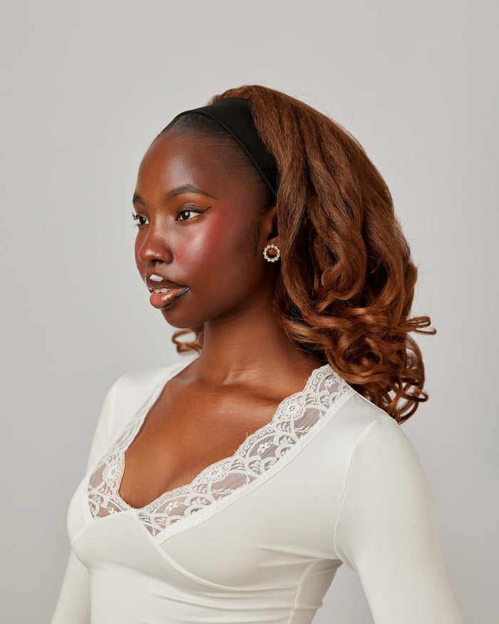 THE BLOWOUT HEADBAND WIG ( CHESTNUT)