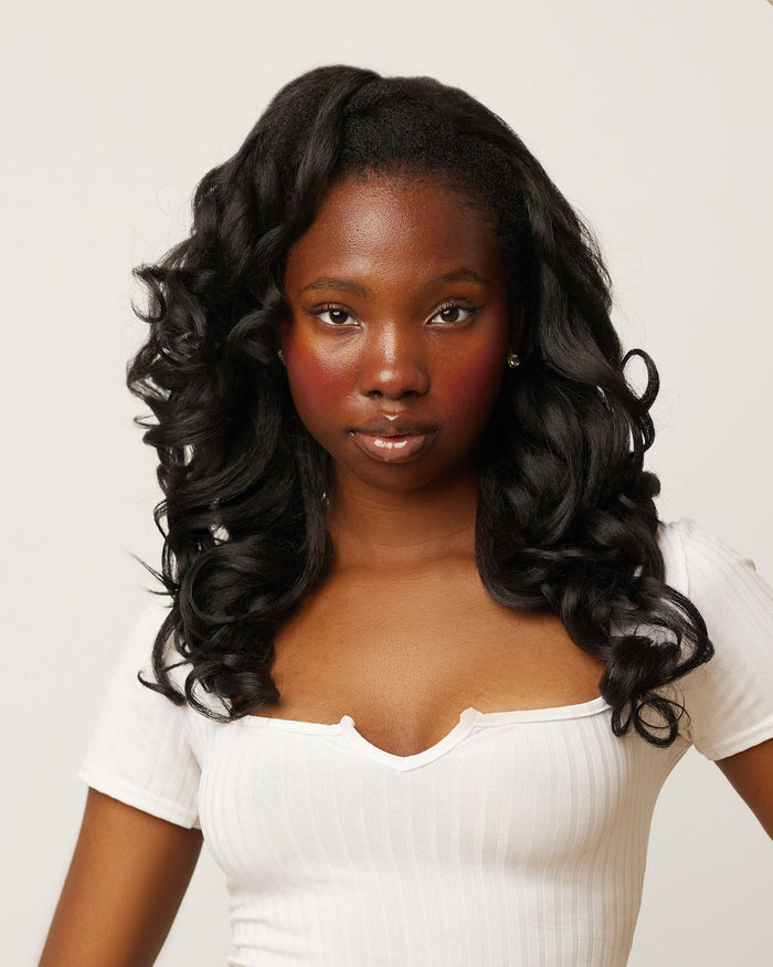 THE YAKI HALF WIG