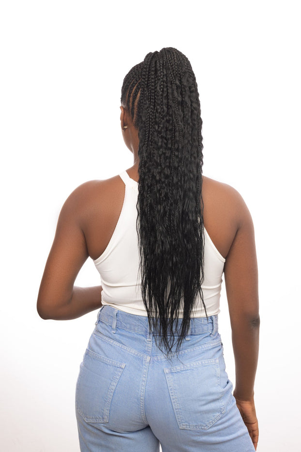 Goddess Braided Ponytail Wig
