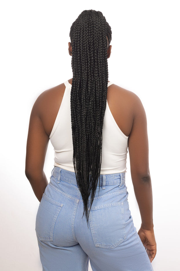 BOX BRAIDS PONYTAIL WIG