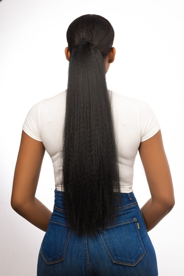 KINKY STRAIGHT PONYTAIL