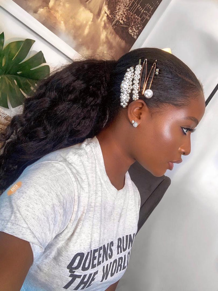 Kinky Straight Virgin Hair Ponytail